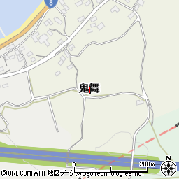 新潟県糸魚川市鬼舞周辺の地図