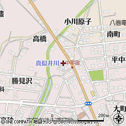福島県いわき市平中平窪細田周辺の地図