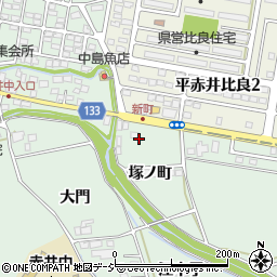 福島県いわき市平赤井塚ノ町周辺の地図