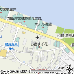 石川県七尾市和倉町（和歌崎）周辺の地図