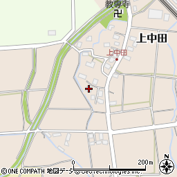新潟県上越市上中田355-1周辺の地図