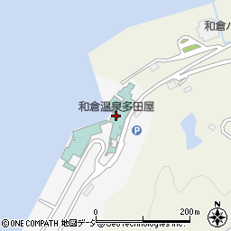 和倉温泉多田屋周辺の地図