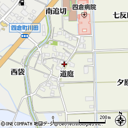 福島県いわき市四倉町下仁井田道庭周辺の地図