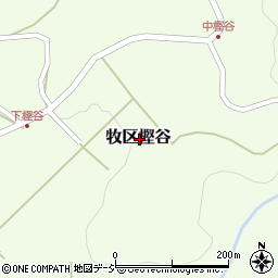 新潟県上越市牧区樫谷周辺の地図