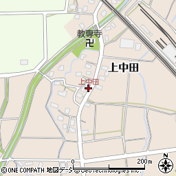 上中田周辺の地図