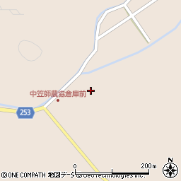 石川県七尾市中島町笠師（子）周辺の地図