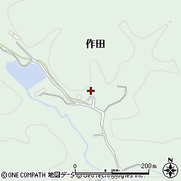 福島県いわき市平上片寄作田周辺の地図