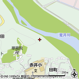 福島県いわき市平赤井田町周辺の地図