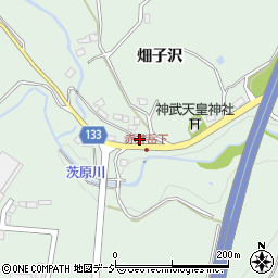 福島県いわき市平赤井畑子沢周辺の地図