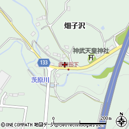 福島県いわき市平赤井（畑子沢）周辺の地図