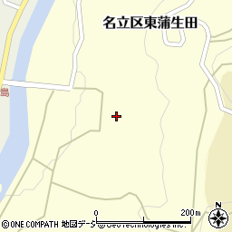 新潟県上越市名立区東蒲生田1301周辺の地図