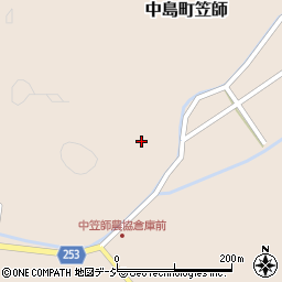 石川県七尾市中島町笠師ツ周辺の地図