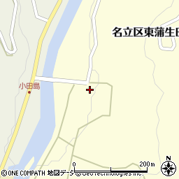 新潟県上越市名立区東蒲生田573周辺の地図