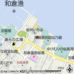 石川県七尾市和倉町の周辺の地図