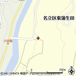 新潟県上越市名立区東蒲生田608周辺の地図