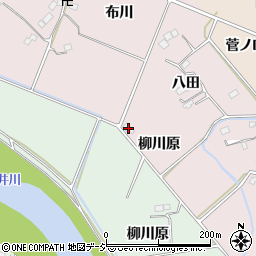 福島県いわき市平中平窪柳川原周辺の地図