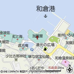 石川県七尾市和倉町ヨ周辺の地図