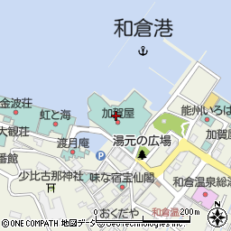 石川県七尾市和倉町（ヨ）周辺の地図