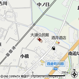 大浦公民館周辺の地図