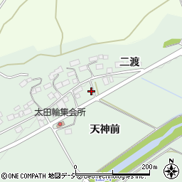 福島県浅川町（石川郡）太田輪（橋場）周辺の地図