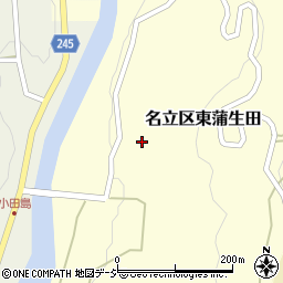新潟県上越市名立区東蒲生田1343周辺の地図