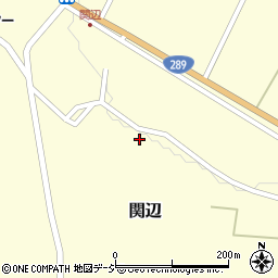 福島県白河市関辺中道上周辺の地図