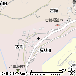 福島県いわき市平中平窪古館13周辺の地図