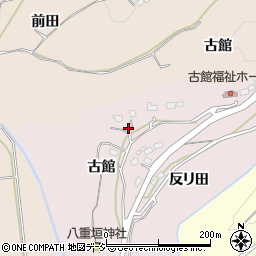 福島県いわき市平中平窪古館27-3周辺の地図