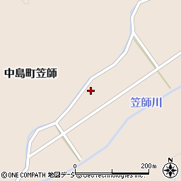 石川県七尾市中島町笠師周辺の地図