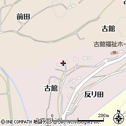 福島県いわき市平中平窪古館26周辺の地図