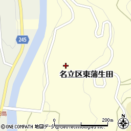 新潟県上越市名立区東蒲生田1327周辺の地図