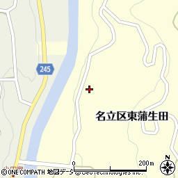 新潟県上越市名立区東蒲生田1318周辺の地図