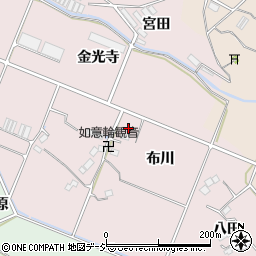 福島県いわき市平中平窪布川周辺の地図