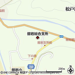 南会津町舘岩総合支所周辺の地図