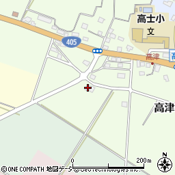 新潟県上越市高津186周辺の地図