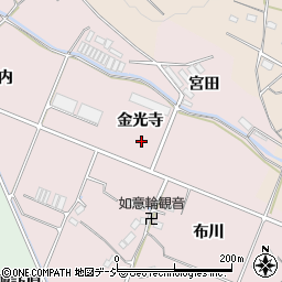 福島県いわき市平中平窪金光寺周辺の地図