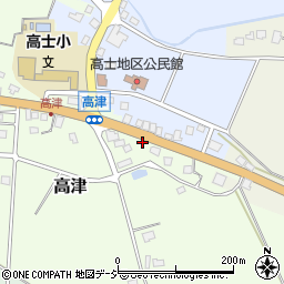 新潟県上越市高津1周辺の地図