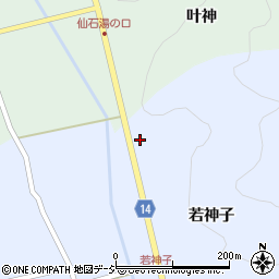 福島県石川郡古殿町鎌田若神子10周辺の地図