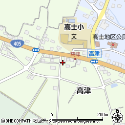 新潟県上越市高津280-1周辺の地図