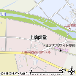 新潟県南魚沼市上薬師堂周辺の地図