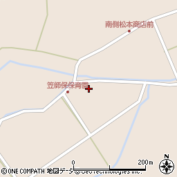 石川県七尾市中島町笠師（ヨ）周辺の地図