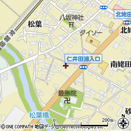 福島県いわき市四倉町上仁井田（東ノ内）周辺の地図