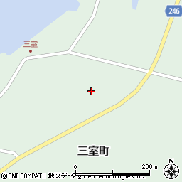 石川県七尾市三室町ヲ周辺の地図