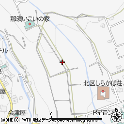 栃木県那須郡那須町湯本周辺の地図