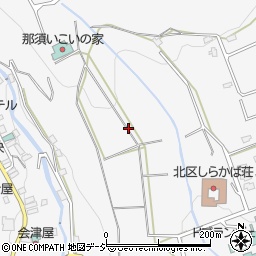 栃木県那須町（那須郡）湯本周辺の地図
