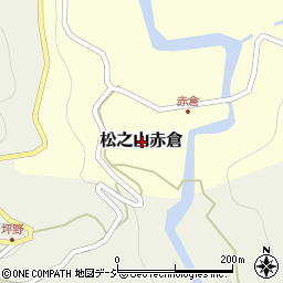 新潟県十日町市松之山赤倉周辺の地図