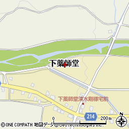 新潟県南魚沼市下薬師堂周辺の地図