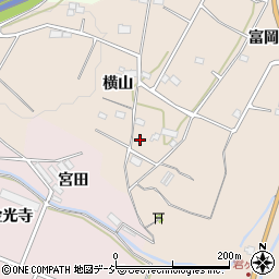 福島県いわき市平上平窪横山周辺の地図
