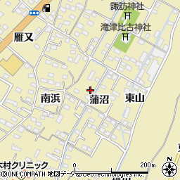 福島県いわき市四倉町上仁井田蒲沼21周辺の地図