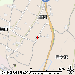 福島県いわき市平上平窪富岡周辺の地図